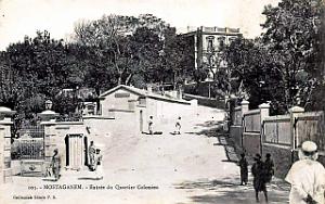 Mostaganem - Quartier Colonieu - Entree